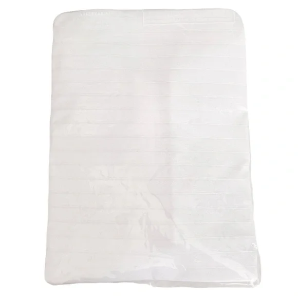 NWT Lacoste Sport White on White Textured Striped Golf Polo Shirt, Size 3XL - Picture 5 of 5